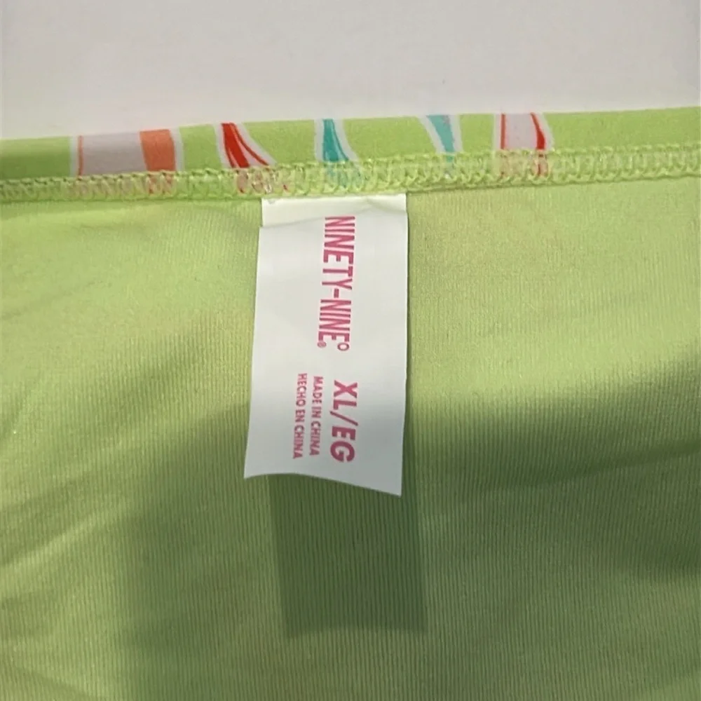 Ninety-Nine floral leaf print bikini bottom size XL